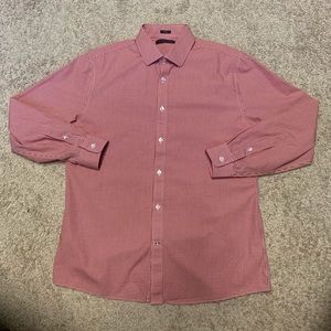 Tommy Hilfiger Button Down Dress Shirt in Red